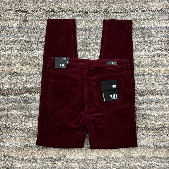 KUT From The Kloth Diana Skinny Jeans Sz 2 | KUT Diana Corduroy Skinny Jeans NWT - Picture 8 of 15